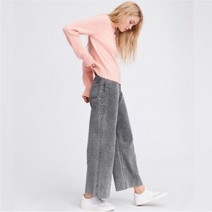 rag & bone Logan cashmere crewneck sweater, pink, size L, EUC